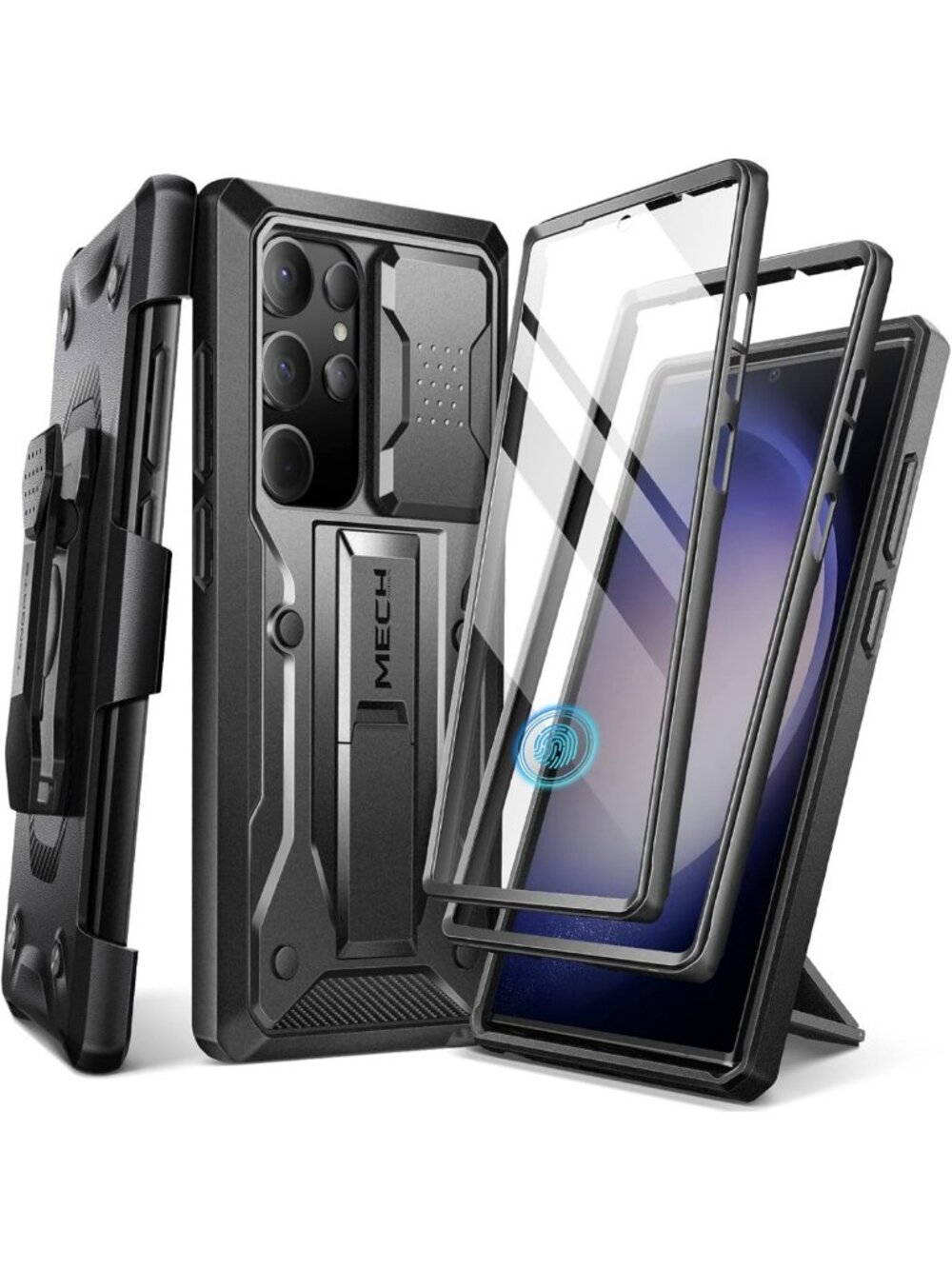 Military Grade Shockproof Phone Case for Samsung Galaxy S23 Ultra - Kickstand